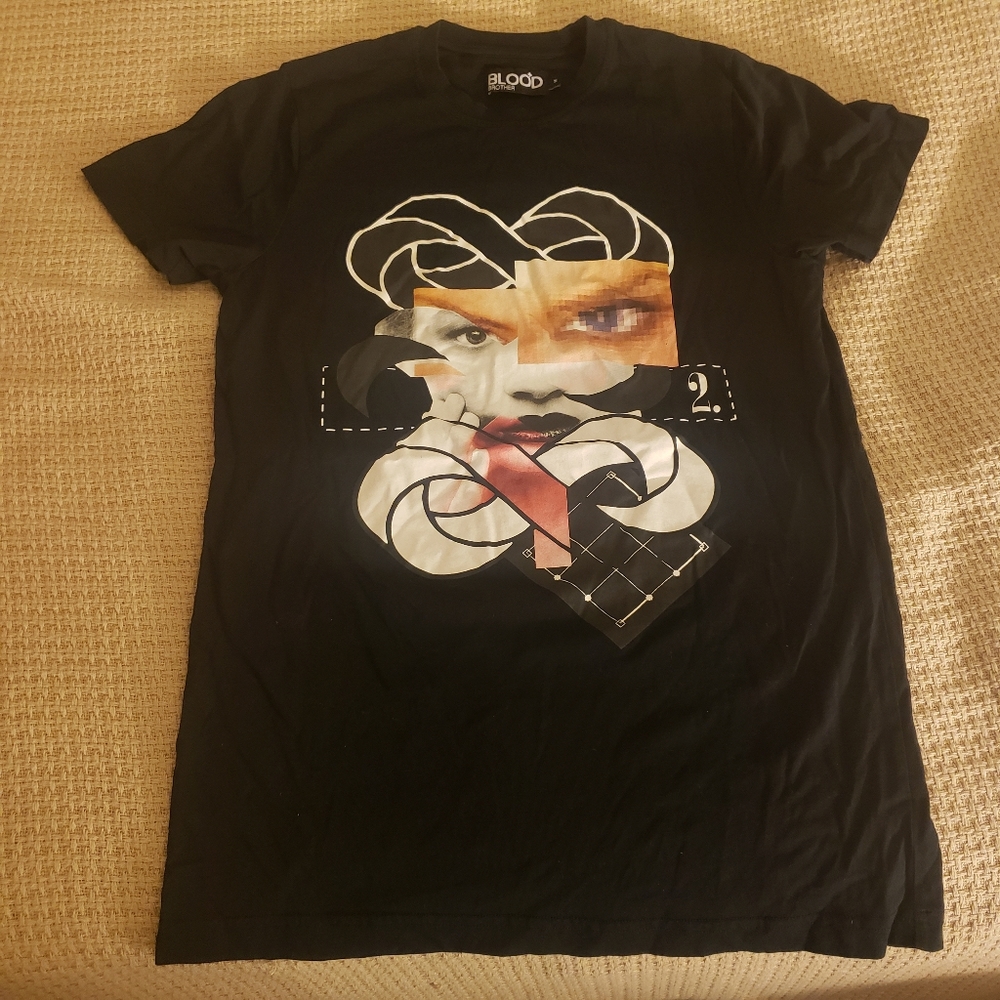 Blood Brother UK Visage T Shirt